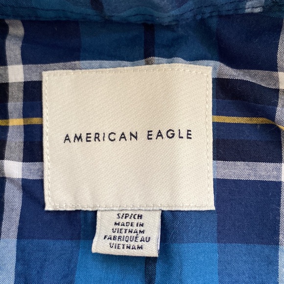 American Eagle plaid button down shirt - Picture 3 of 4